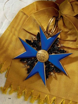 High Order of the Black Eagle, Cross (in gold, later version) Obverse