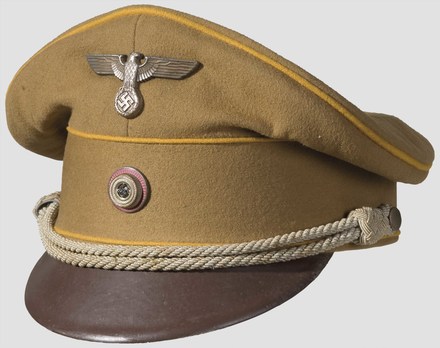 NSDAP Reichsleitung Visor Cap M34 Profile