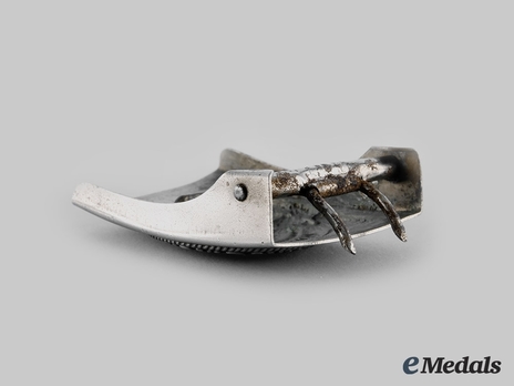 Waffen-SS NCO/EM's Belt Buckle, by Overhoff & Cie. (nickel-silver) Detail