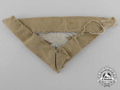 Luftwaffe NCO/EM Ranks 2nd Pattern Tropical Cloth Cap Eagle Insignia Reverse