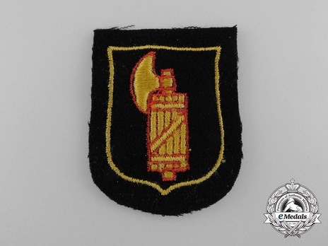 Waffen-SS Italian Volunteer Arm Shield Obverse