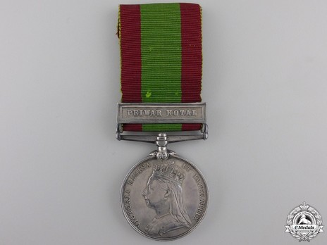 Silver Medal (with "PEIWAR KOTAL" clasp) Obverse