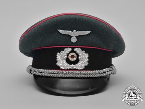 German Army Armoured Officer's Visor Cap Front