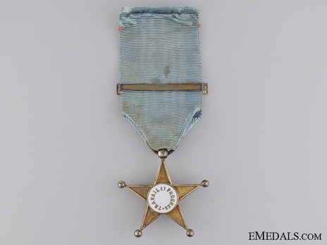 Gold Star (with one clasp, 1910-1956) Reverse