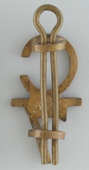 7th Infantry Battalion Other Ranks Collar Badge Reverse