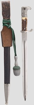 German Police Long Blade Dress Bayonet by C. Eickhorn Reverse