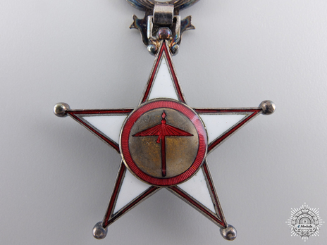 Order of Ouissan Alaouite, Type III, V Class Knight Revese