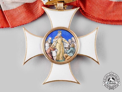 Order of St. Elisabeth, Ladies of Honour Cross Obverse