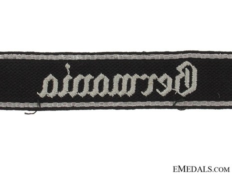 Waffen-SS Germania NCO/EM's Cuff Title Reverse