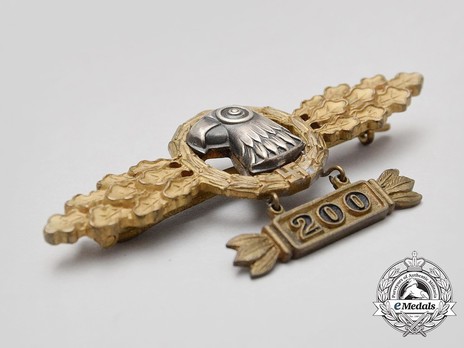 Reconnaissance Clasp, in Gold (with "200" pendant) Obverse