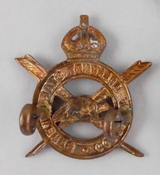 Corps of Military Staff Clerks Other Ranks Collar Badge Reverse