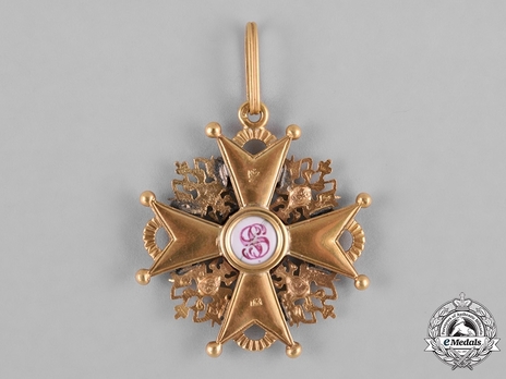 Order of Saint Stanislaus III Class Badge Reverse