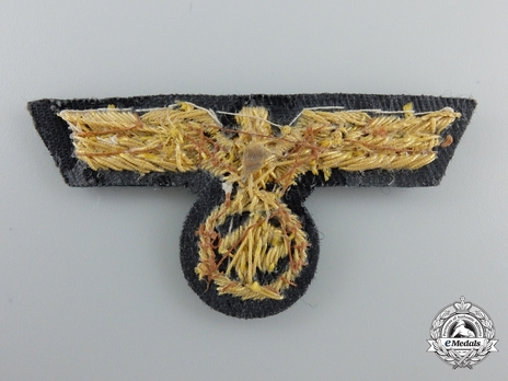 German Army General's Cloth Cap Eagle Insignia Reverse