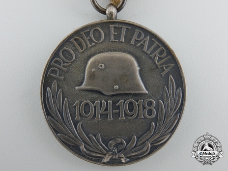 Commemorative Medal for World War I (for combat) Obverse