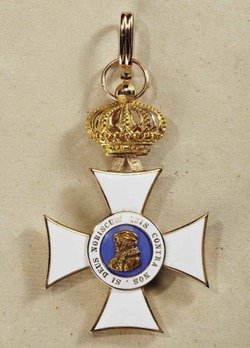 Order of Philip the Magnanimous, Type II, Commander (with crown) Obverse