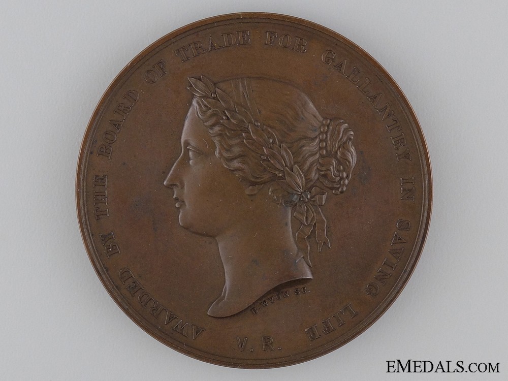 Bronze medal gallantry 1854 1901 obverse