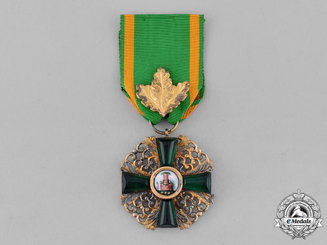 Order of the Zähringer Lion, I Class Knight (with oak leaves, in silver gilt) Obverse