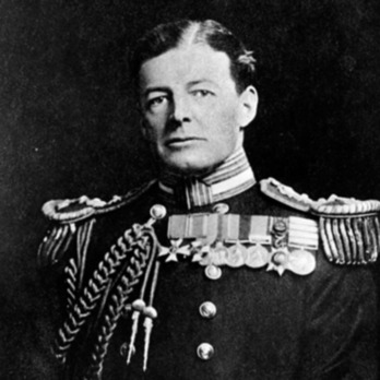 David Beatty wearing the Royal Victorian Order 
