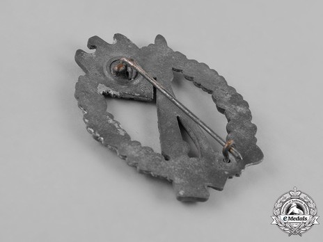 Infantry Assault Badge, by H. Aurich (in silver) Reverse