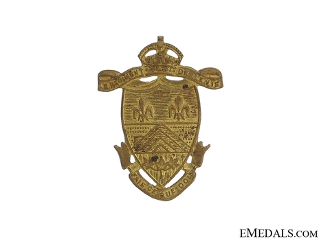Le Regiment De Levis Other Ranks Cap Badge Obverse