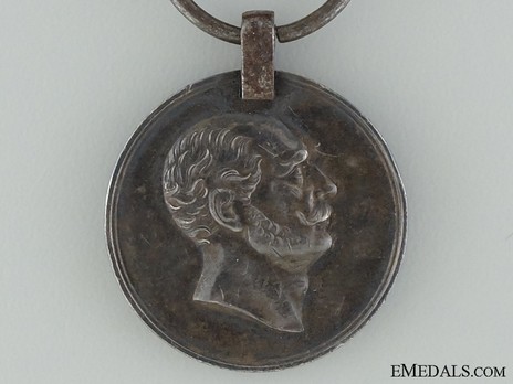 Wilhelm Long Service Medal, Type II, in Silver Obverse