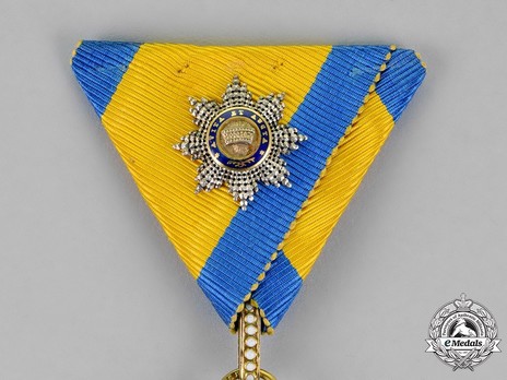 Order of the Iron Crown, Type III, Civil Division, I Class Breast Star, Miniature