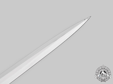German Railway Protection 2nd Pattern Leader Dagger Blade Tip Detail