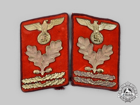 NSDAP Haupt-Bereichsleiter Type IV Gau Level Collar Tabs Obverse