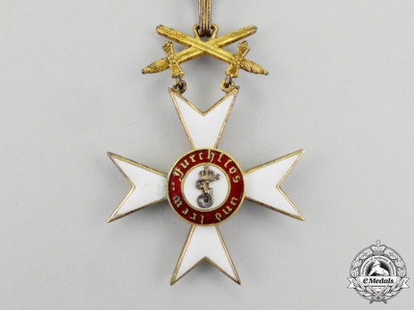Order of the Württemberg Crown, Military Division, Knight's Cross (in silver gilt) Reverse