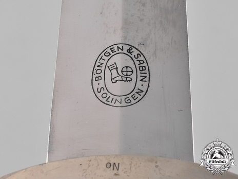 SA Standard Service Dagger by Böntgen & Sabin (maker marked) Maker Mark
