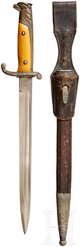 Diplomatic Corps Dress Bayonet Obverse with Scabbard