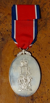 John Chard Decoration (Royal cypher EIIR above SA coat of arms) Reverse