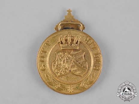 Golden Wedding Medal, 1879, I Class Reverse