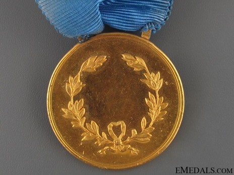 Gold Medal (1887-1943) Reverse