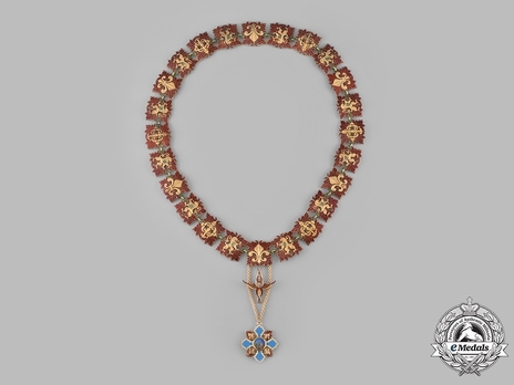 Order of Saints Cyril and Methodius, Grand Collar (in silver gilt)