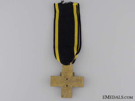 Commemorative Cross for "Littorio" Division Volunteers Reverse