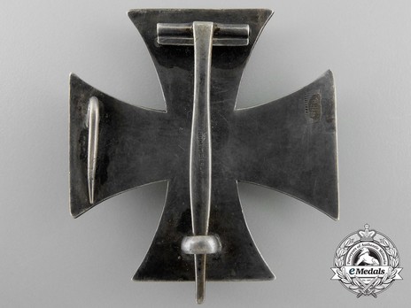 Iron Cross 1914, I Class Cross, by J. Godet Reverse