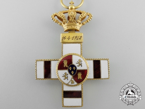 1st Class Cross (white distinction pension) (bronze gilt) Obverse