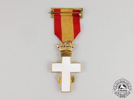 1st Class Cross (white distinction) (Silver gilt) Reverse