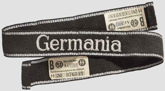 SS Germania NCO/EM Cuff Title Obverse