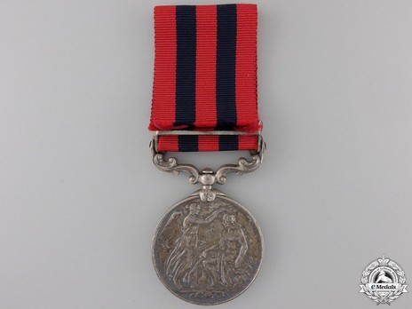 Silver Medal (with "BURMA 1889-92" clasp) Reverse