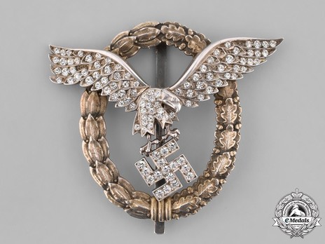 Combined Pilot/Observer Badge (2nd Model), with Diamonds Obverse