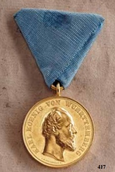 Medal for the Arts and Sciences, Type III, Small (in gold) Obverse