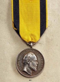 Military Merit Medal, Type IV, in Silver (unstamped version) Obverse