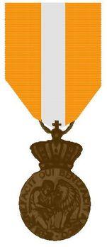 Gratitude Medal (1940-1945), in Bronze