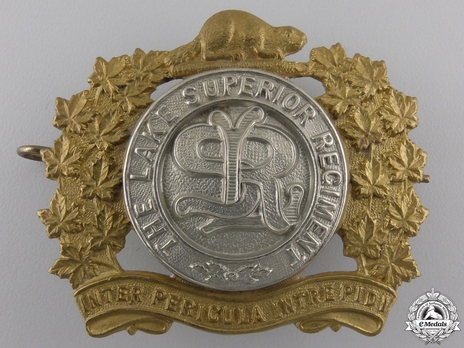 Lake Superior Regiment Other Ranks Cap Badge Obverse