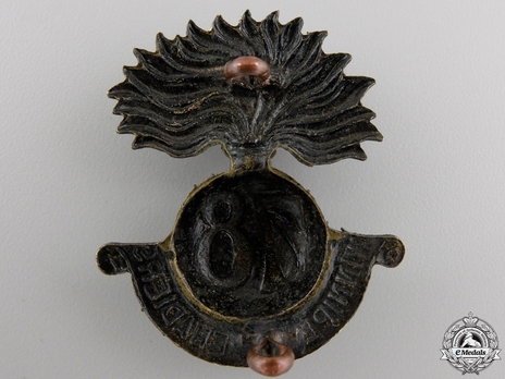 78th Infantry Battalion Other Ranks Cap Badge Reverse