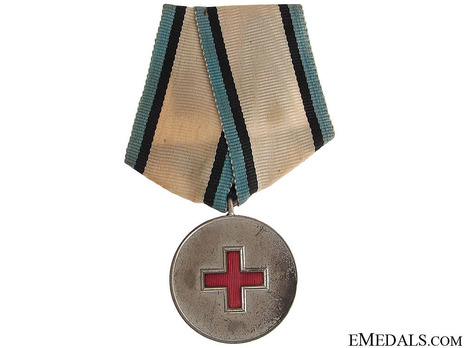 Order of the Estonian Red Cross, Silver Medal Obverse