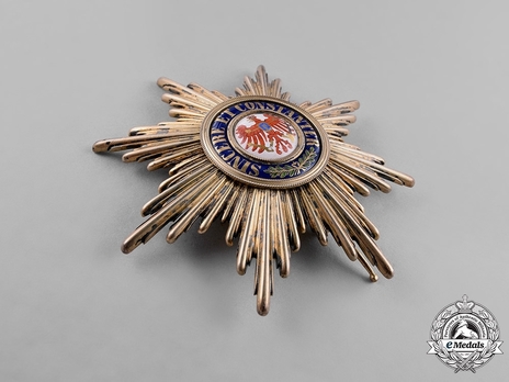 Order of the Red Eagle, Type V, Civil Division, Grand Cross Breast Star (in silver gilt) Obverse