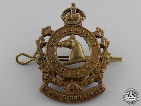 Sherbrooke Regiment Other Ranks Cap Badge Obverse